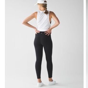 Lululemon Black Align Pants II 7/8 Sweat-Wicking Leggings Size 12